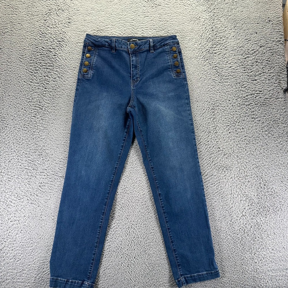 D. Jeans Brand Jeans Women's 10 Blue Cotton Denim Straight Faded Workwear Travel